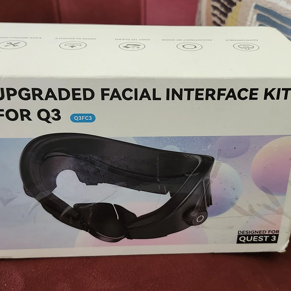 Upgraded Facial Interface Kit for Quest 3 - Black $14
